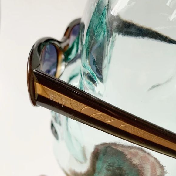 Vintage designer Egon Von Furstenberg sunglasses. 1980s does 60s sunglasses - Picture 3 of 9